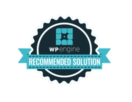 WP Engine recommended solution badge